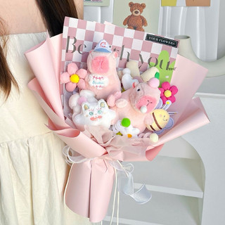Hoa gấu bông Capybara dễ thương