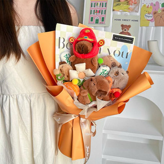 Hoa gấu bông Capybara dễ thương