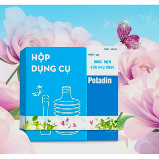 Dung Dịch POTADIN 10% + bộ thụt rửa Phụ Khoa | (chai 125ml)
