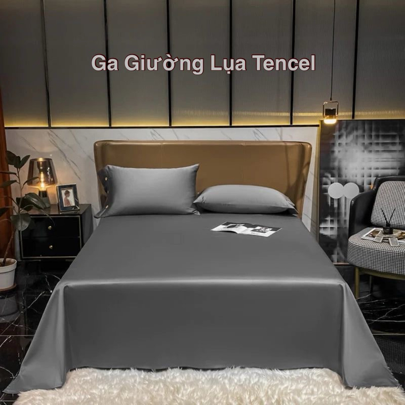 Ga Gối 3 Món Lụa Tencel 40s Hàn Quốc,ga giường bo chun nhập khẩu đủ kích thước