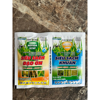Bộ đôi siêu đạo ôn + siêu vi khuẩn đặc tri đạo ôn cổ bông- đạo ôn thân lá- bạc lá- vàng lá