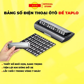 Bảng Số Điện Thoại Đặt Taplo Ô Tô, Xe Hơi MR.ÔTÔ Để Lại Số Điện Thoại Khi Đỗ Xe Cao Cấp Sang Trọng BSDT001