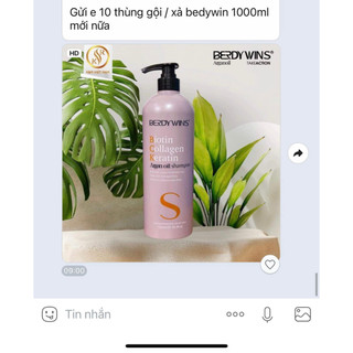 LẺ DẦU GỘI HOẶC DẦU XẢ BERDYWINS  ARGAN BIOTIN COLLAGEN 1000ML