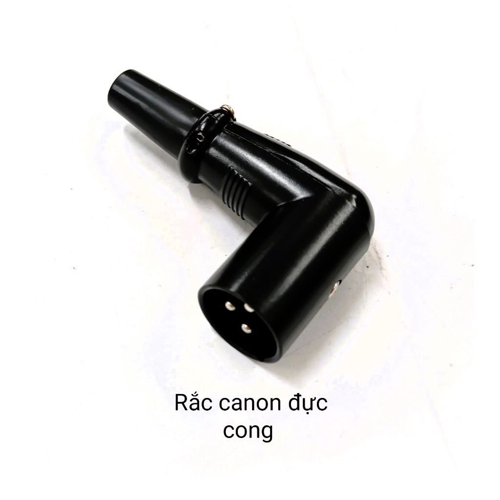 Đầu jack hàn, jack canon đực và cái cong