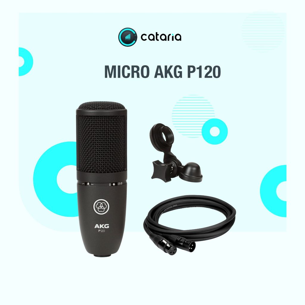 Mic Livestream | Micro thu âm AKG P120, P220, P420  Chính Hãng Thu Âm Hát Livestream Chuyên Nghiệp