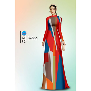 Vải may áo dài in 3d “lập thể đẹp" thầy tmt. shop bán vải chưa may,không bán áo may sẵn.có clip vải