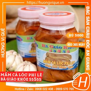 Mắm cá lóc phi lê bà giáo khỏe - hủ 500g - đặc sản châu đốc an giang