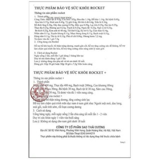 [Lẻ 1 viên] Thực phẩm bảo vệ sức khỏe ROCKET 1H