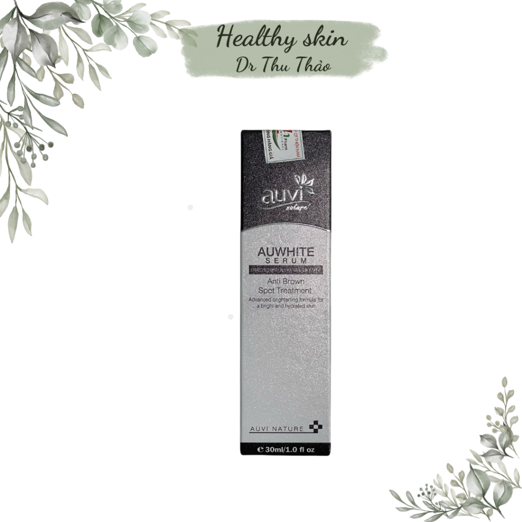 [30mL] Serum dưỡng trắng, giảm sạm da Auwhite anti brown AUVI NATURE