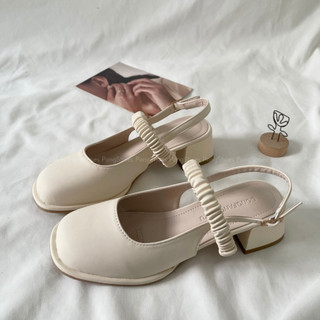 Sandal đế cao, quai nhún PongShoes-Full Box- Mã 1671