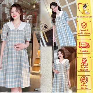 Váy suông bầu Đầm bầu thời trang thiết kế dự tiệc giá rẻ đẹp,váy bầu suông đuôi cá sang chảnh