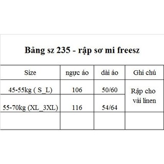 Rập giấy A0 áo sơ mi + chân váy mã 235