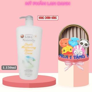Sữa tắm dê trắng da nhân lộc Leivy Naturally 1150ml Malaysia