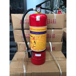 Bình chữa cháy abc 4kg có tem kiểm định năm 2024 quét qr