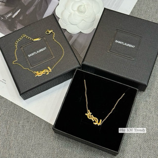 [Hàng Mới Về] Full Box & Vòng Cổ & Lắc Tay Y.S.L Titan Không Gỉ
