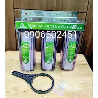 Bộ lọc nước sinh hoạt gia đình, bộ lọc thô, lọc máy cafe... 3 cấp 10 inch ăn toàn chất lượng