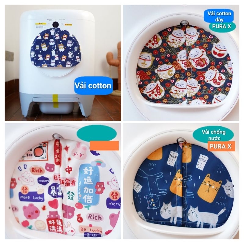 Rèm cửa cho máy vệ sinh Petkit Pura X Pura X hàng may ngoài