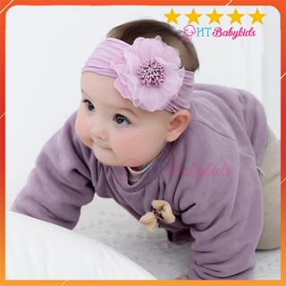 Băng Đô Tuban Cho Bé Gái Sơ Sinh Hoa Anh Đào Tím Dễ Thương