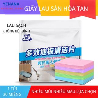 Giấy lau sàn tẩy rửa sàn nhà có 5 mùi hương ( 30 miếng/gói)