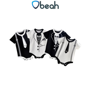 Body chip bé trai Obeah mùa hè cho bé trai, romper công tử, body cộc cho bé