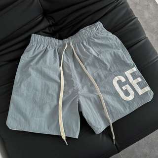 Four basic parachute short quần dù nhăn 2 lớp màu xanh b03