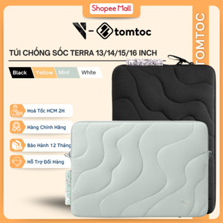 Túi chống sốc Tomtoc (Usa) TERRA cho Macbook 13/14/15/16 inch mềm mại nhẹ nhàng
