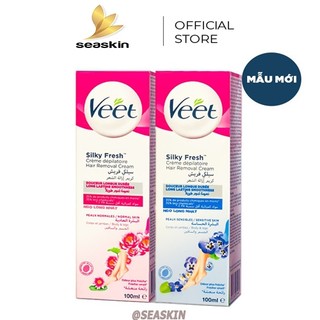 Kem tẩy lông veet dành cho da thường & da nhạy cảm chính hãng của pháp dung tích 100ml