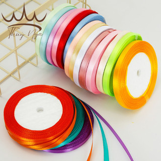 [Combo 3] Ruybang Lụa Trơn 1cm-25m - Phụ Kiện Trang Trí Bánh Kem Phụ Kiện Bánh Sinh Nhật