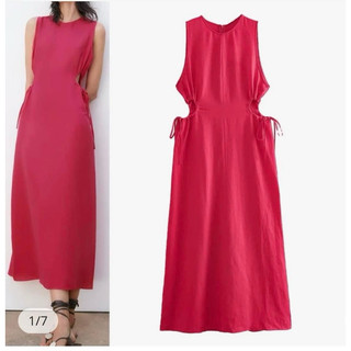 Đầm khoét eo vero moda , trẻ trung nhẹ nhàng
