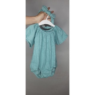 Romper kèm băng đôn HM H&M cho bé size 12-24m