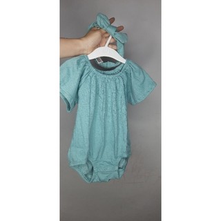 Romper kèm băng đôn HM H&M cho bé size 12-24m