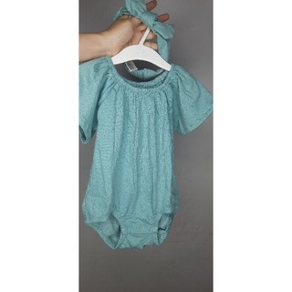Romper kèm băng đôn HM H&M cho bé size 12-24m