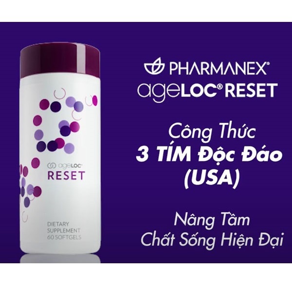 Thực phẩm bảo vệ sức khỏe ageLOC® Reset 60v Nuskin