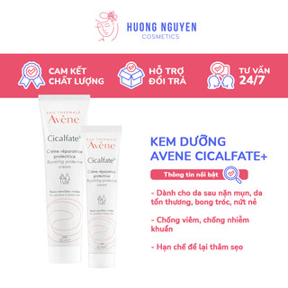 Kem Dưỡng Làm Lành Da Liền Sẹo Avene Cicalfate+ Creme Reparatrice Protectrice