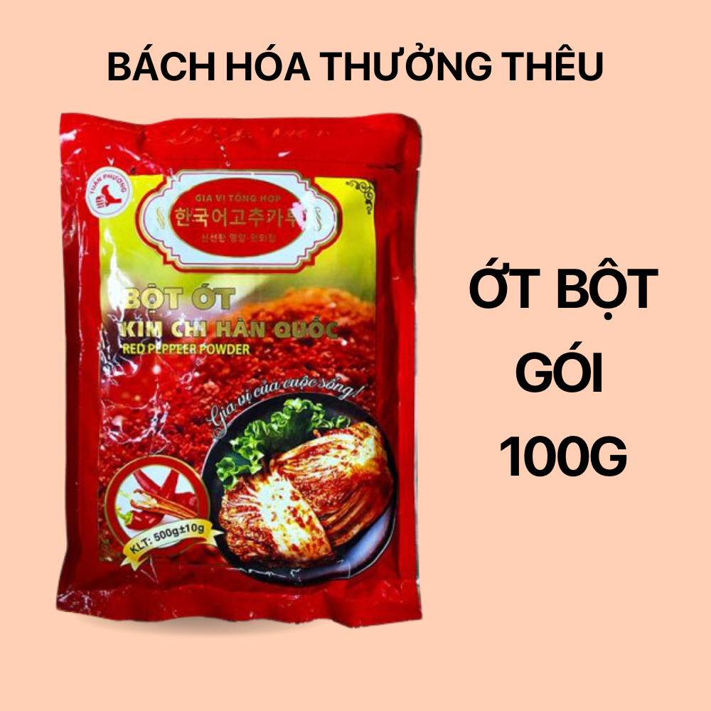 BỘT ỚT KIM CHI HÀN QUỐC - 100G