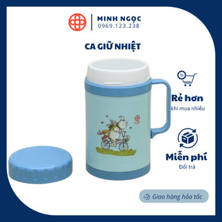 Ca giữ nhiệt, ca ủ cháo cho bé dung tích 500-750-950ml chịu nhiệt cao, giữ ấm siêu Việt Nhật