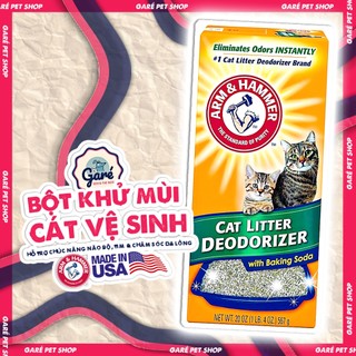Bột khử mùi cát ARM & HAMMER Mèo khử mùi hôi kháng khuẩn ngăn bám đáy chậu nhập Mỹ Garé