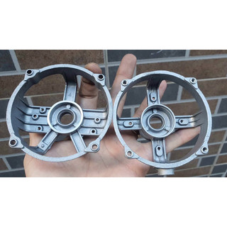  Bộ khung nhôm quạt B3 B4 đã tiện gờ sau dùng cho motor chuyên quạt có chuông dày NIDEC 55W 60W 80W 84W; INATSU 100W 