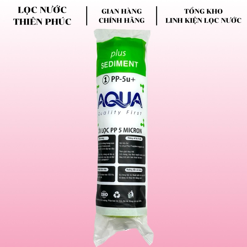 Lõi Lọc Nước Số 1 PP Aqua Nilong 10 Inch - Bộ Lõi Lọc Nước Aqua Nilong Dùng Thay Thế Cho Bộ Lọc Thô