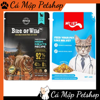 Hạt cho mèo Bite of Wild, Hạt Bite of Wild, Hạt Mr.Vet mix topping cho mèo mọi lứa tuổi không độn ngũ cốc