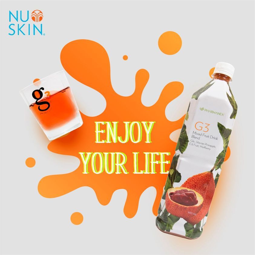 Thực Phẩm Bảo Vệ Sức Khỏe: G3 (1 chai, 900 ml/chai) Nuskin date CTY 11/2024