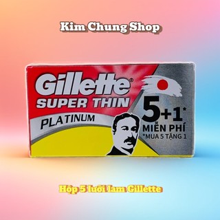 Hộp 100 lưỡi lam Gillette Super Thin Platium