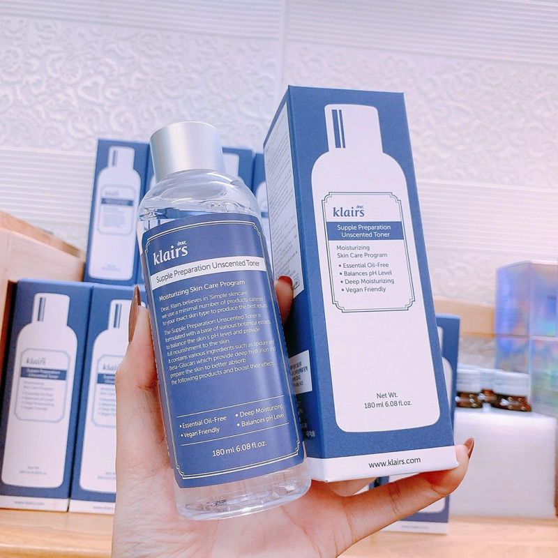 TONER KLAIRS KHÔNG MÙI ✨💜 Dung tích: 180ml