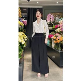 Sơ mi lụa kèm dây chuyền 1011
