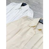 Sơ mi lụa kèm dây chuyền 1011