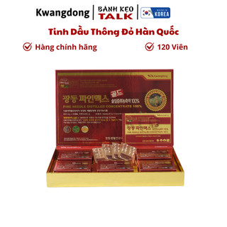 Tinh Dầu Thông Đỏ Kwangdong Chính Hãng Hàn Quốc Hộp 120 Viên