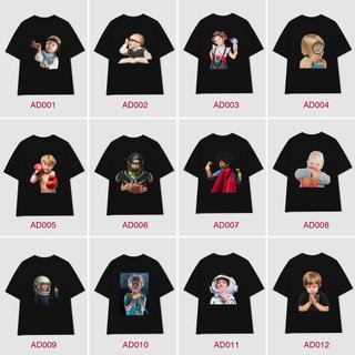 Áo thun local brand ADLV 2 chiều áo thun form rộng 260 GSM 100% cotton đứng form áo thun AD002