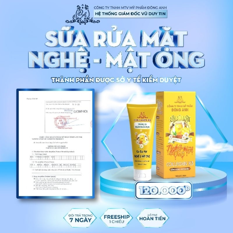 SỬA RỬA MẶT NGHỆ - MẬT ONG.MỸPHẨMĐÔNGANH - NGUYỄN HUỲNH NHƯ