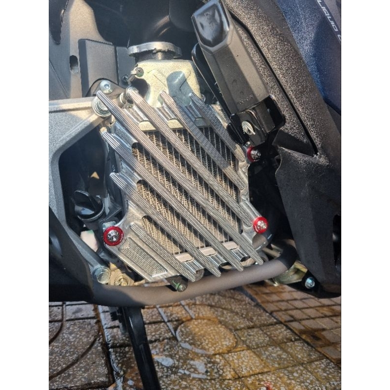 Tấm Che Két Nước Nhôm CNC 3D Các Dòng Xe VARIO CLICK AB SH.MODE SHVN LEAD.4val