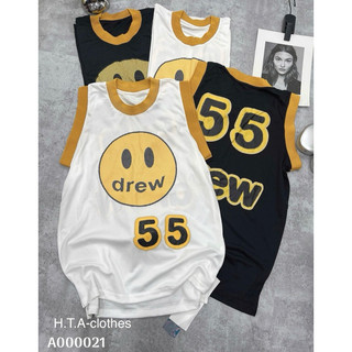 Áo Tanktop Mặt Cười Dreww Số 55 Form Rộng Unisex {Ảnh Thật}